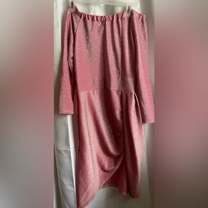 Sparkly short front slit dress